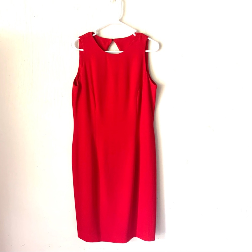 Vintage Red Sheath Dress